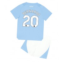 Fotbalové Dres Manchester City Bernardo Silva #20 Dětské Domácí 2023-24 Krátký Rukáv (+ trenýrky)